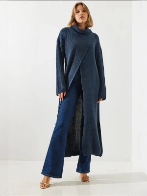 Foto van product Bianco Lucci Gebreide jurk navy