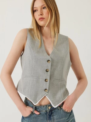 Foto van product Bianco Lucci Gilet grijs