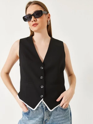 Foto van product Bianco Lucci Gilet zwart / wit