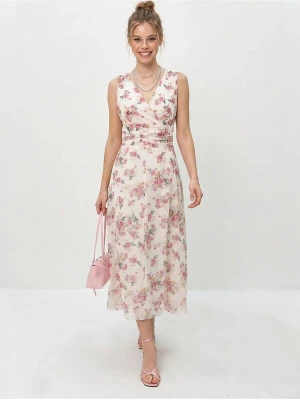 Foto van product Bianco Lucci Jurk groen / pink
