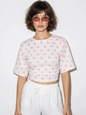 Foto van product Bianco Lucci Shirt rosa / wit