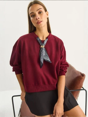 Foto van product Bianco Lucci Sweatshirt bourgogne / zwart / wit