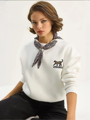 Foto van product Bianco Lucci Sweatshirt taupe / zwart / wit