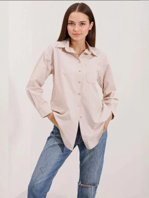 Foto van product Bigdart Blouse lichtbeige / wit