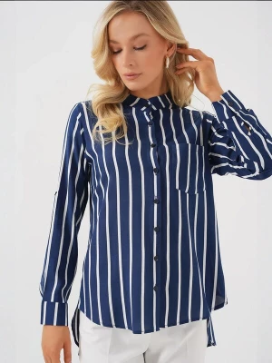 Foto van product Bigdart Blouse marine / offwhite