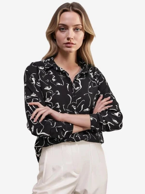 Foto van product Bigdart Blouse zwart / offwhite