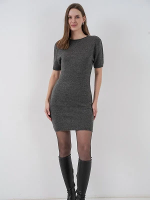 Foto van product Bigdart Gebreide jurk antraciet