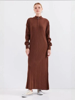 Foto van product Bigdart Gebreide jurk camel
