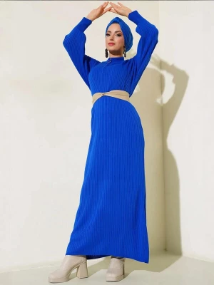 Foto van product Bigdart Gebreide jurk turquoise