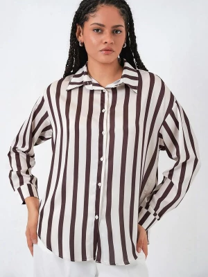Foto van product Bigdart Shirt bruin / wit