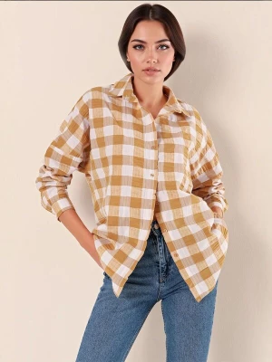 Foto van product Bigdart Shirt karamel / wit