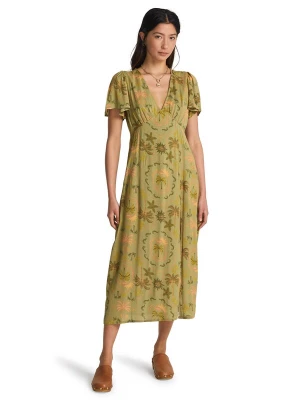 Foto van product BILLABONG Jurk 'Return To Paradise' groen / olijfgroen / pastelgroen / abrikoos