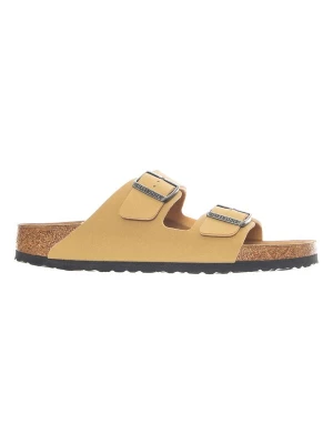 Foto van product BIRKENSTOCK Sandalen 'Arizona Birko Flor Narrow Fit Latte Cream' citroen