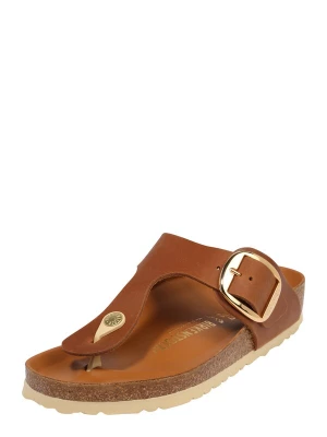 Foto van product BIRKENSTOCK Teenslipper 'Gizeh' bruin / goud