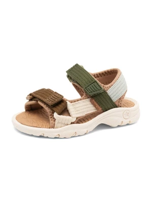 Foto van product BISGAARD Open schoenen 'Nico' lichtbeige / bruin / kaki / mintgroen