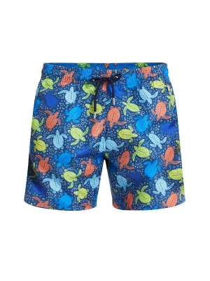Foto van product Blackspade Zwemshorts 'Summer Prints' blauw / lichtgroen / oranje