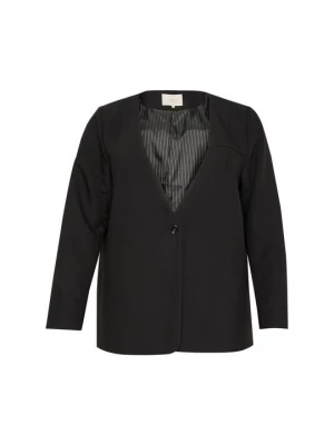 Foto van product Blazer Kaffe gemêleerd zwart
