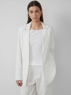 Foto van product Blazer met krijtstrepen QS wit