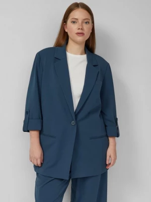 Foto van product Blazer met omslag QS blauw