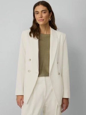 Foto van product Blazer met reverskraag in slanke pasvorm s.Oliver crème