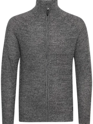 Foto van product BLEND Gebreid vest 'Carmelo' grijs gemêleerd