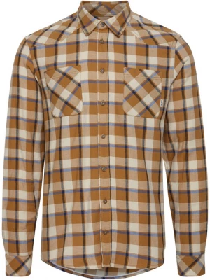 Foto van product BLEND Overhemd beige / blauw / bruin / wit