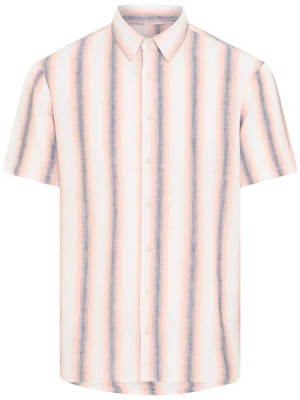 Foto van product BLEND Overhemd 'BHBobby' blauw / zalm roze / offwhite