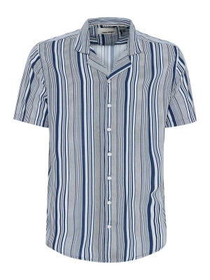 Foto van product BLEND Overhemd blauw / grijs / wit