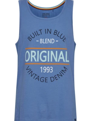Foto van product BLEND Shirt 'ALVAREZ' blauw / oranje / wit