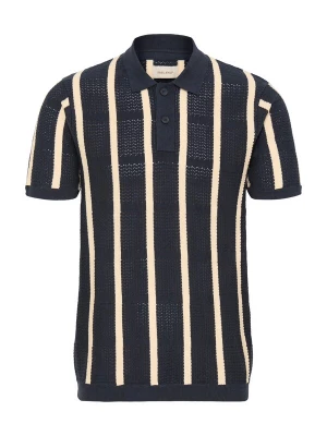 Foto van product BLEND Shirt ' BHDarin Striped ' donkerblauw / mokka