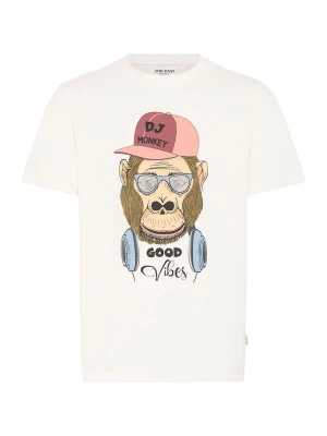 Foto van product BLEND Shirt 'BHKURT' beige / lichtblauw / zwart / wit