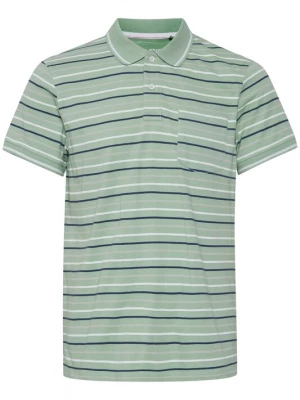 Foto van product BLEND Shirt 'Dominik' navy / lichtgrijs / pastelgroen / wit