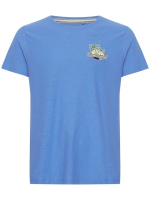 Foto van product BLEND Shirt hemelsblauw / geel