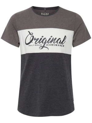 Foto van product BLEND Shirt 'MALTE' grijs / zwart / wit