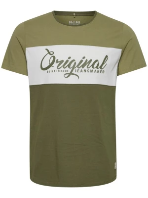 Foto van product BLEND Shirt 'MALTE' groen / wit