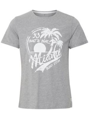 Foto van product BLEND Shirt 'PERRY' grijs gemêleerd / wit