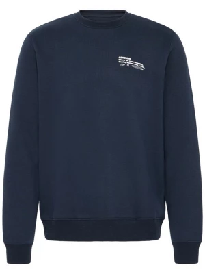 Foto van product BLEND Sweatshirt 'BHKENJI' donkerblauw / wit