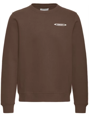 Foto van product BLEND Sweatshirt 'BHKEYAN' chocoladebruin / wit