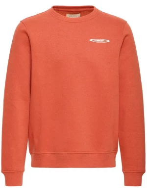 Foto van product BLEND Sweatshirt 'BHKEYAN' oranjerood / wit