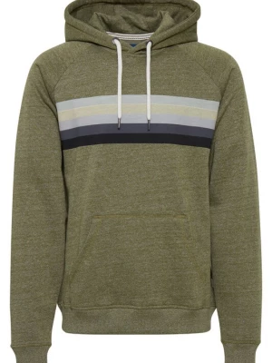 Foto van product BLEND Sweatshirt grijs / groen / zwart / wit
