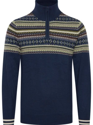 Foto van product BLEND Trui beige / blauw / bruin / groen