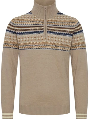 Foto van product BLEND Trui beige / blauw / bruin / wit