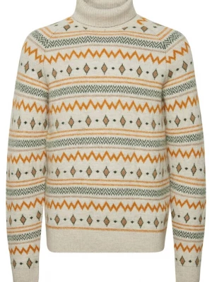 Foto van product BLEND Trui beige / grijs / rood