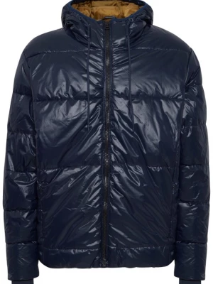 Foto van product BLEND Winterjas blauw / donkerblauw / bruin