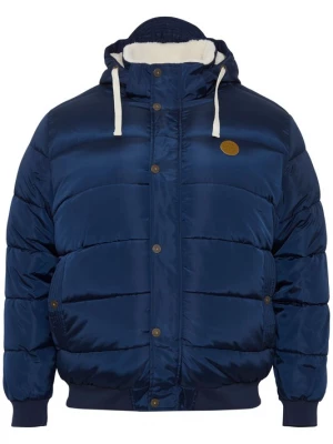 Foto van product BLEND Winterjas 'Frederico' blauw / bruin / wit