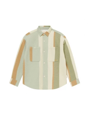 Foto van product BLKVIS Overhemd beige / groen gemêleerd
