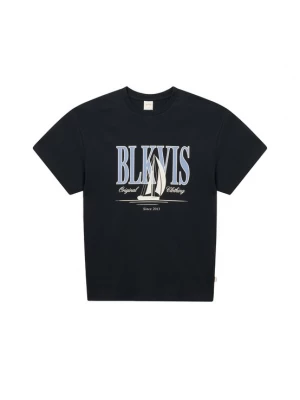 Foto van product BLKVIS Shirt 'La Vela' lichtblauw / zwart / wit