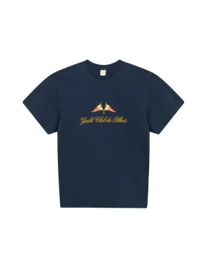 Foto van product BLKVIS Shirt 'YCB' donkerblauw / goudgeel / rood / offwhite