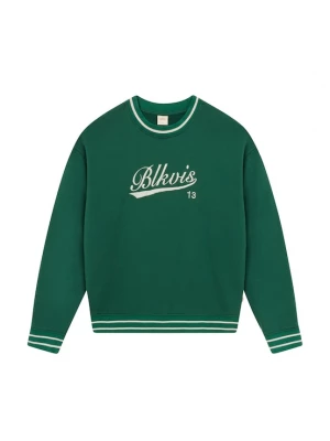Foto van product BLKVIS Sweatshirt 'Athletics' lichtbeige / donkergroen