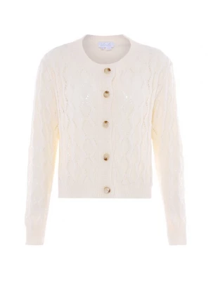 Foto van product BLONDA Gebreid vest wolwit